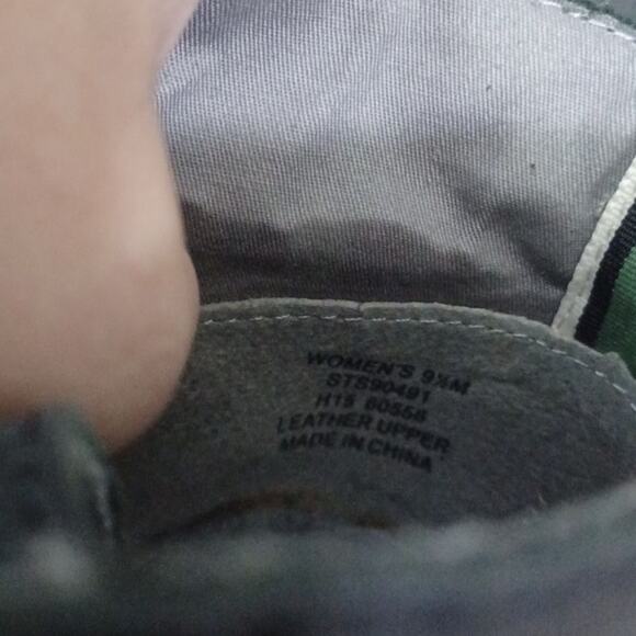 Sperry Women's Harlow Burnished Leather Wedge Black Booties 9.5 M - Picture 5 of 7